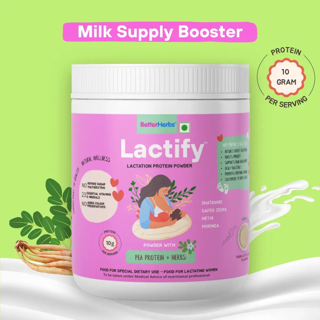 Better Herbs - Lactify Lactation Protein Powder vanilla 325gm