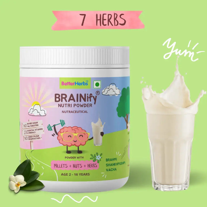 Better Herbs - BRAINify Nutrition Powder Vanilla 700gm