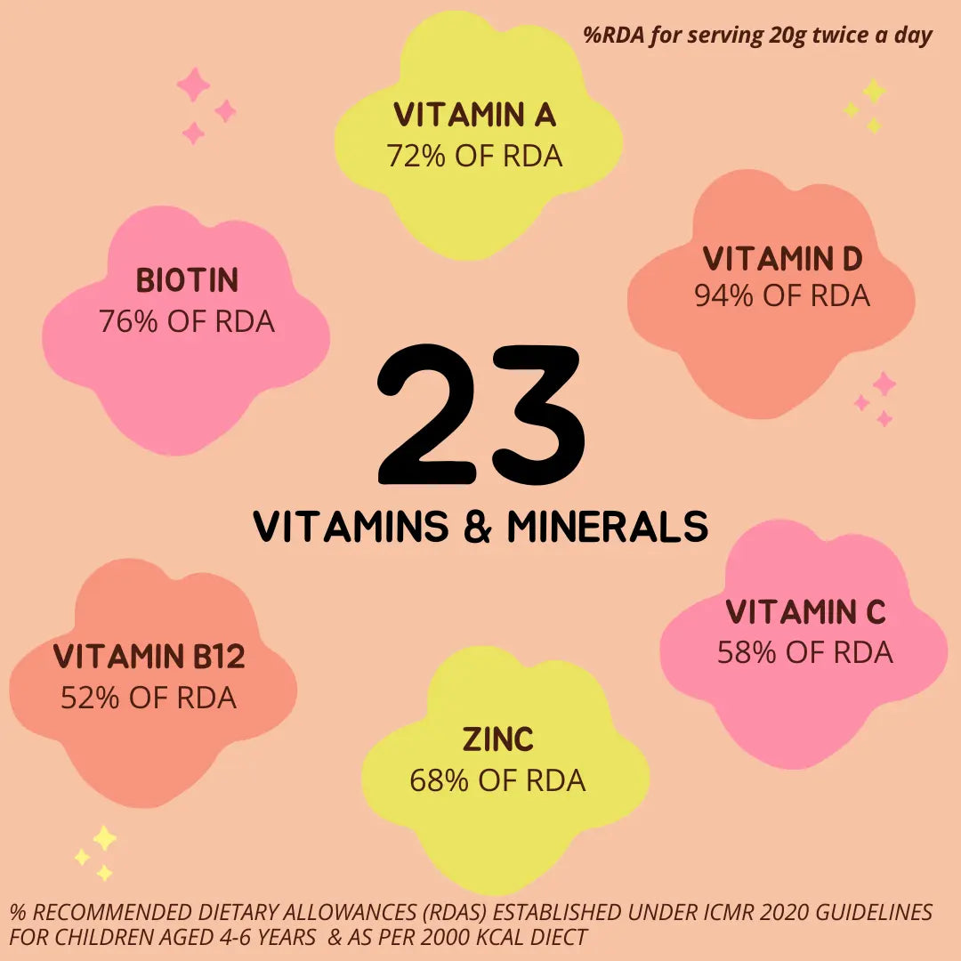 Better Herbs - BRAINify Nutrition Powder Vanilla 700gm - 23 essential Vitamins and Minerals