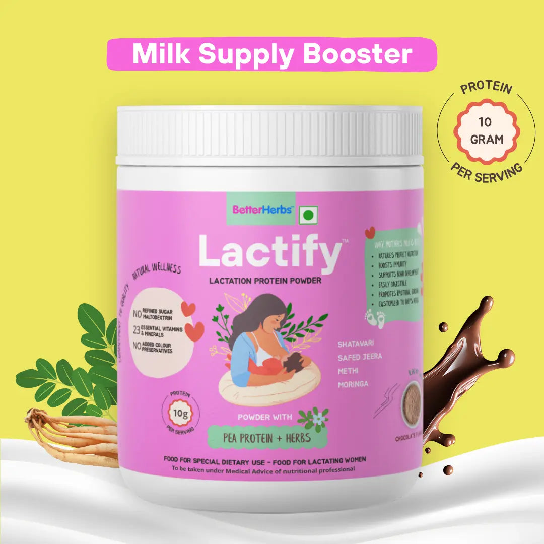 Better Herbs - Lactify Lactation Protein Powder chocolate 325gm