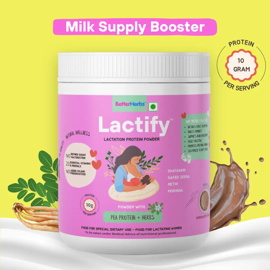 Better Herbs - Lactify Lactation Protein Powder chocolate 650gm