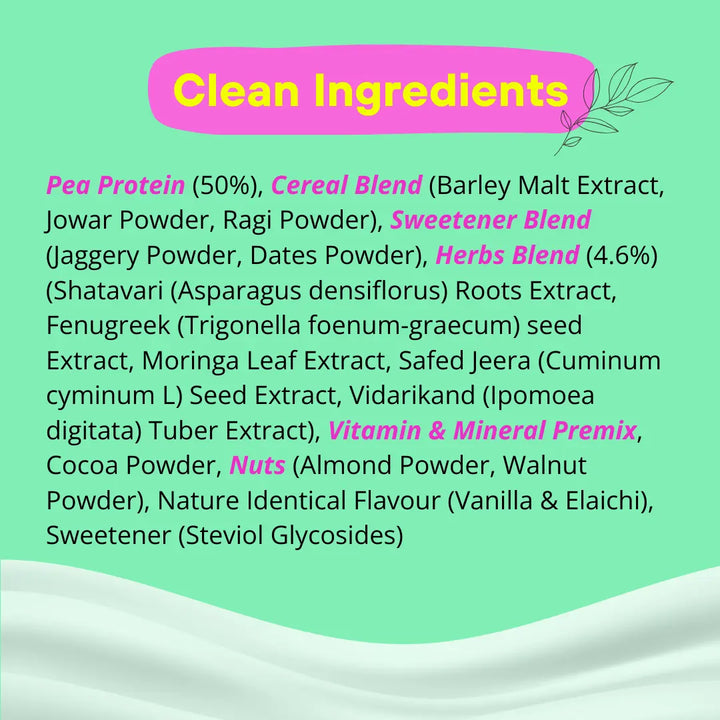 Better Herbs Lactify Lactation Protein Powder Vanilla 650 gm Clean Ingredients