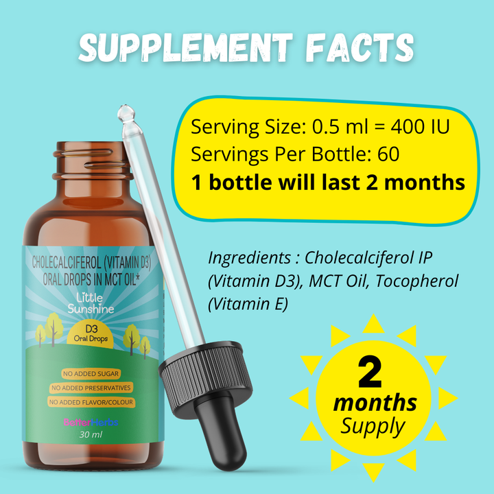 Little Sunshine Vitamin-D Drops For Infants