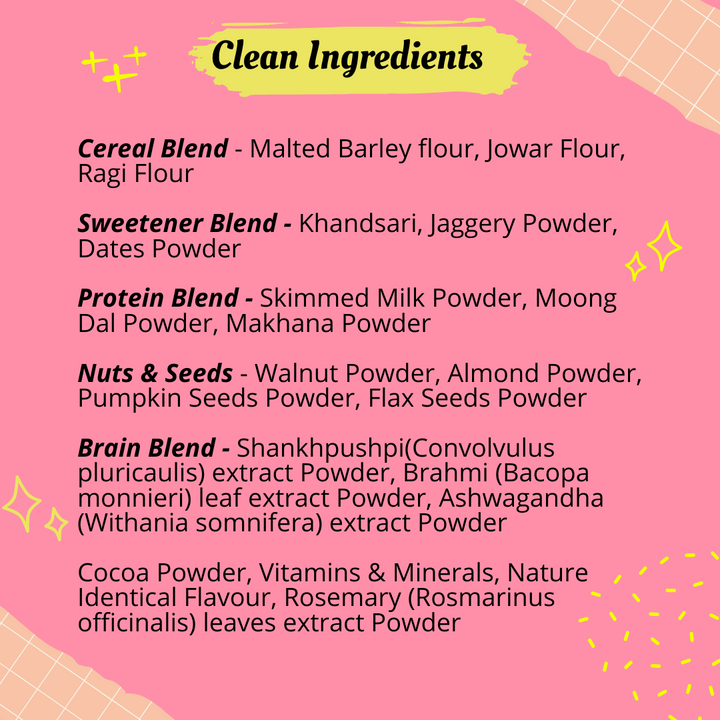 NOURISHify Nutrition Powder for Children Age 2-16 Years |  Millets + Nuts + Ayurvedic Herbs | No Refined Sugar