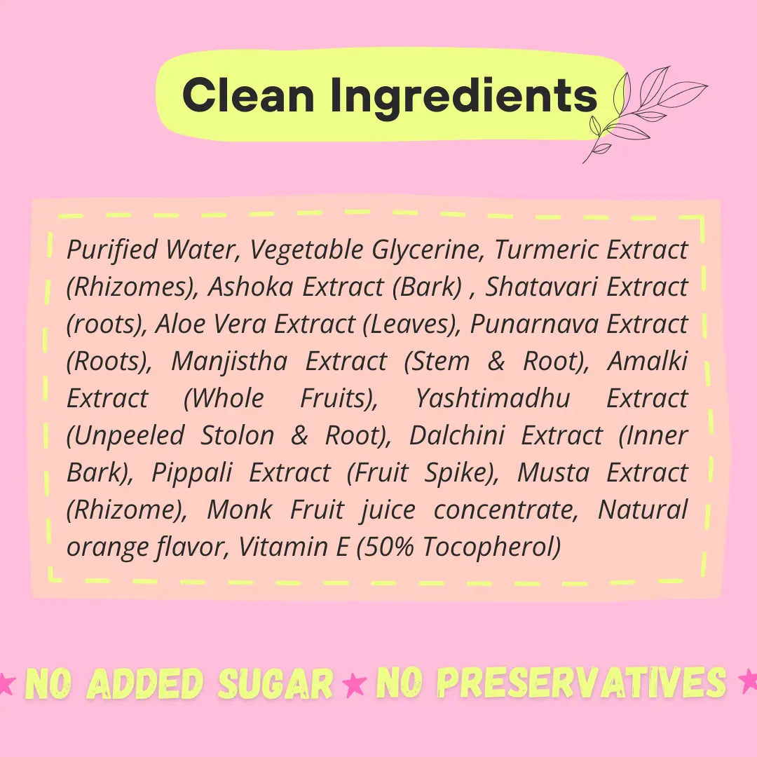 Flow Joy Drops – Ayurvedic Hormonal Wellness for PCOS & PCOD Support | No Added Sugar & Preservatives - 30ml