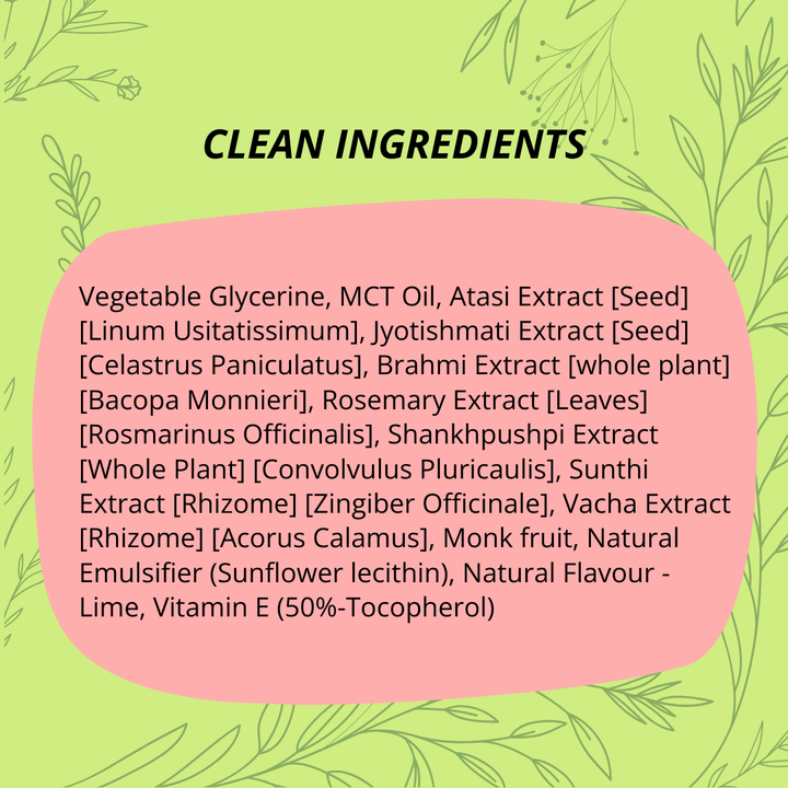 Brainify Drops – Clinically Tested Ayurvedic Formula for Kids’ Brain Health (2-16 Yrs) | No Added Sugar & Preservatives - 30ml