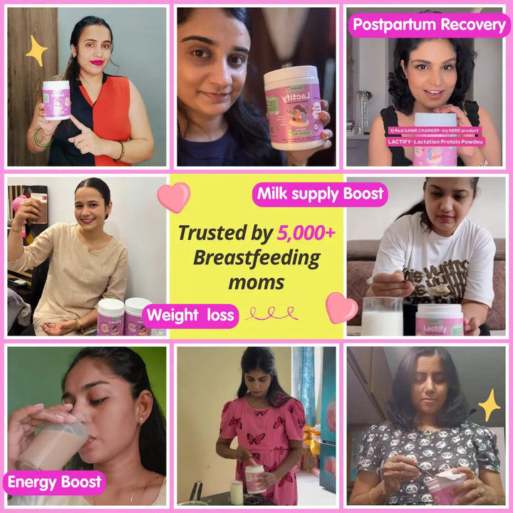Better Herbs - Lactify Lactation Protein Powder vanilla 325gm - Trusted by 5000 breastfeeding moms
