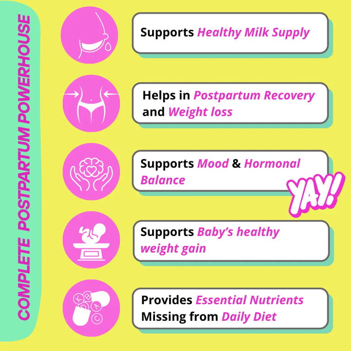 Better Herbs Lactify Lactation Protein Powder Vanilla 325 gm Complete postpartum powerhouse