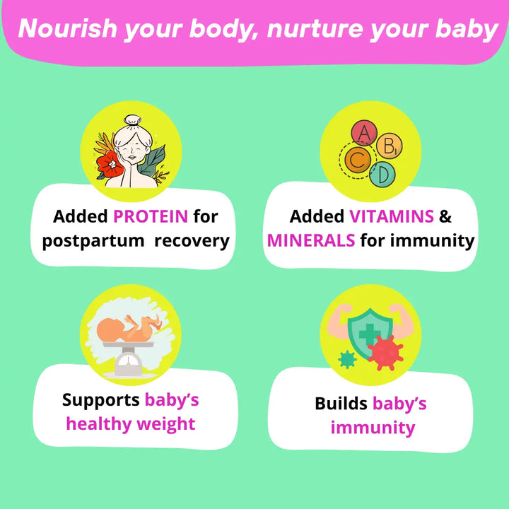 Better Herbs Lactify Lactation Protein Powder Vanilla 325 gm Added protein for postpartum recovery