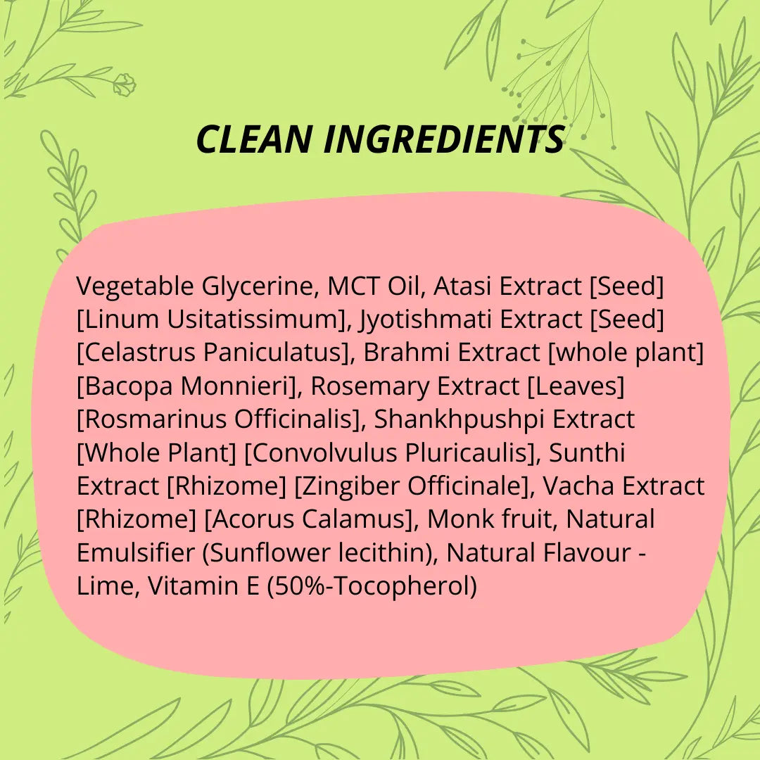 Brainify Drops - Clean Ingredients
