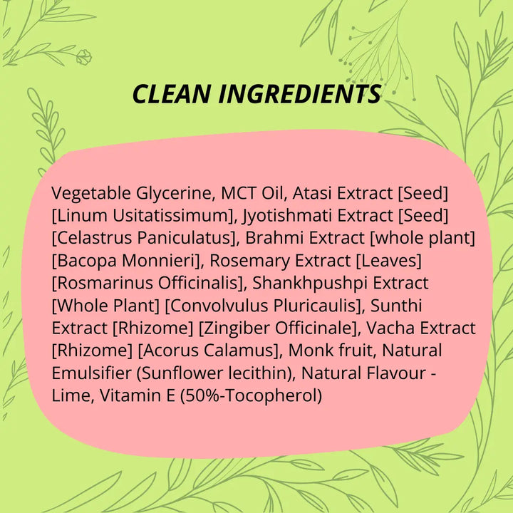 Brainify Drops - Clean Ingredients

