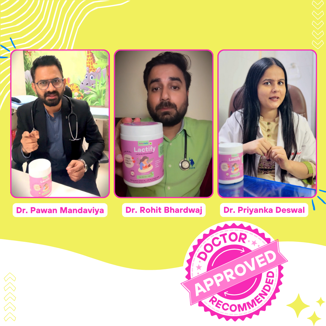 Lactify Lactation Protein Powder for New Moms | Better Milk Production + Weight Management + Postpartum Recovery | No Refined Sugar - 325g